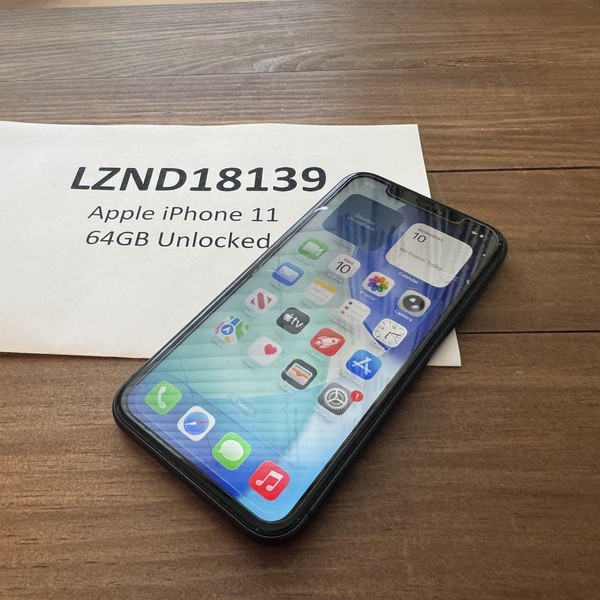 Apple iPhone 11 - Unlocked, 64 GB, Black, A2111