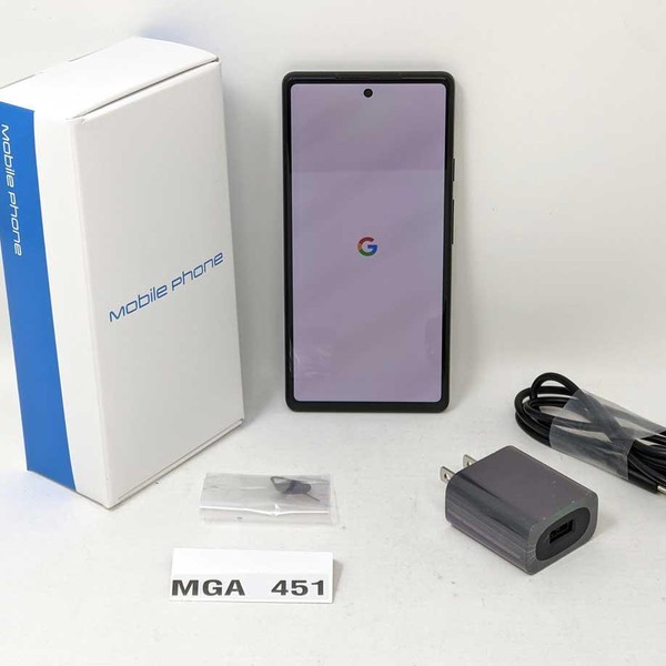 Google Pixel 6a - Unlocked, 128 GB, Chalk, 6 GB, GX7AS