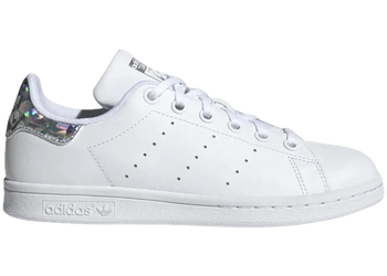 adidas Stan Smith Sparkly Heel White (Youth) for sale