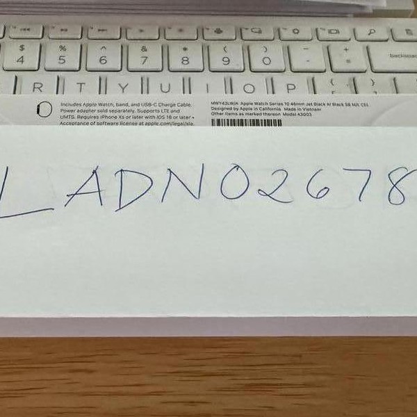 Apple Watch Series 10 46mm - Unlocked, Black, A3003 - Cellular, Aluminum