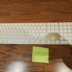 Used Apple Magic Keyboard - Touch ID and Numeric Keypad - Silver