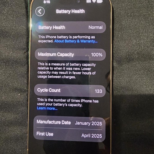 Apple iPhone 16 Pro Max - Unlocked, 256 GB, Desert, A3084