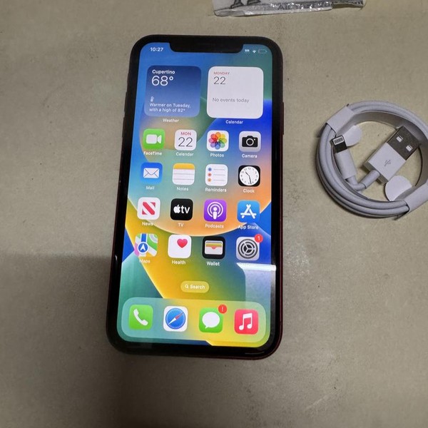 Apple iPhone Xr - Unlocked, 128 GB, Red, A1984