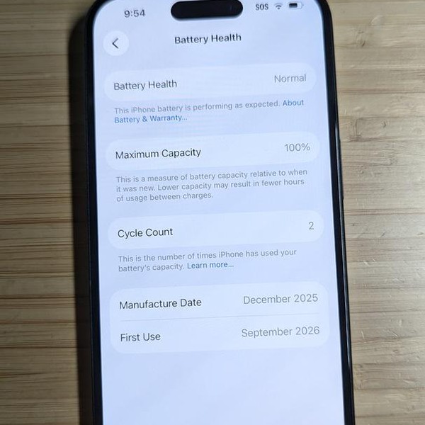 Apple iPhone 16 - AT&T, 128 GB, Black, A3081