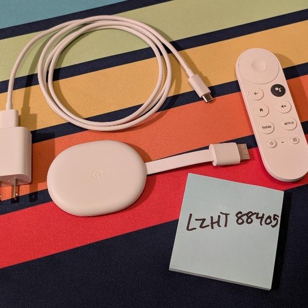 Chromecast with Google TV (4K) - Snow, 4K