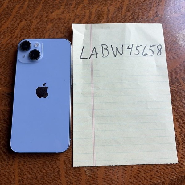 Apple iPhone 14 - Unlocked, 128 GB, Blue, A2649