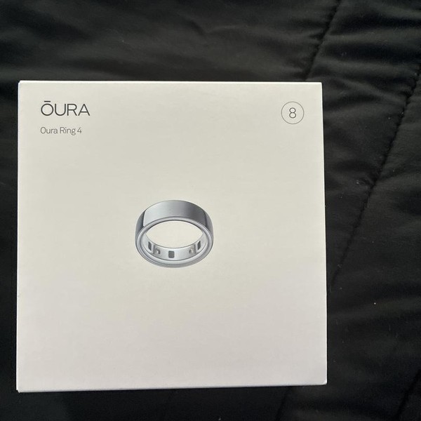 Oura Ring Gen 4 - Silver, Size 8