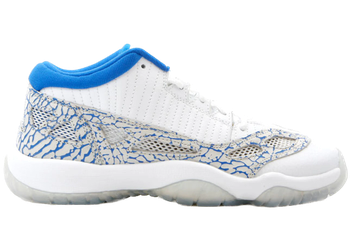 Jordan 11 Retro Low IE White Argon Blue (GS) for sale