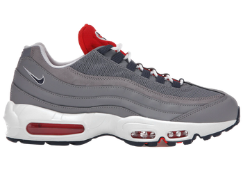 Nike Air Max 95 Grey Navy Crimson for sale