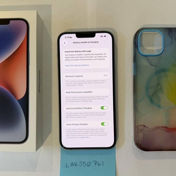 Apple iPhone 14 Plus - Unlocked, 128 GB, Blue, A2632