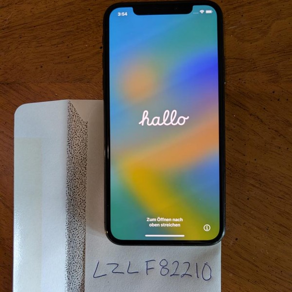 Apple iPhone X - Verizon, 64 GB, Gray, A1865