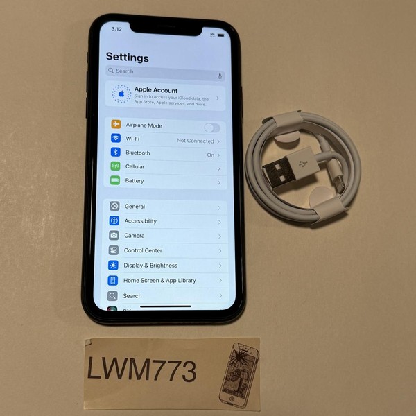 Apple iPhone Xr - Unlocked, 64 GB, Black, A1984