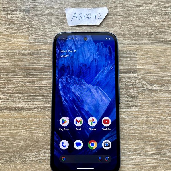 Google Pixel 8a - Unlocked, 128 GB, Bay, 8 GB, GKV4X, Sub-6 5G