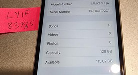 Good
													Apple iPhone SE 3rd Gen 2022 - Unlocked, Starlight, 128 GB, A2595, photo 3 of 8