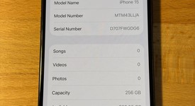 Good
													Apple iPhone 15 - Unlocked, Black, 256 GB, A2846, photo 4 of 16