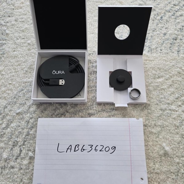 Oura Ring Gen 3 - Silver, Size 7, Horizon