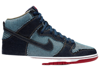 Nike SB Dunk High Reese Forbes Denim for sale