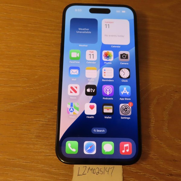 Apple iPhone 15 - T-Mobile, 128 GB, Black, A2846