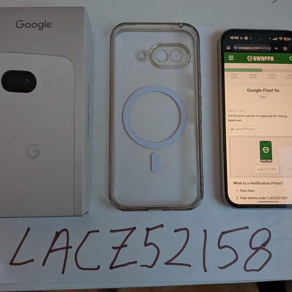 Google Pixel 9a - Unlocked, 128 GB, Porcelain, 8 GB