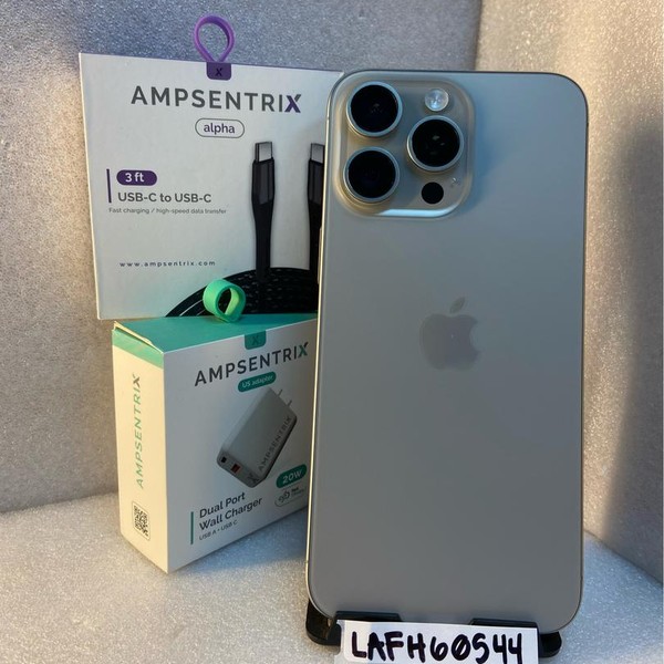 Apple iPhone 15 Pro Max - Unlocked, 512 GB, Natural, A2849