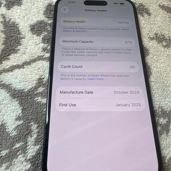 Apple iPhone 16 - Unlocked, Black, 128 GB, A3081