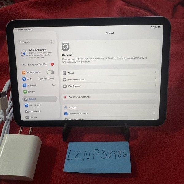 Apple iPad Mini 6th Gen - Wi-Fi, 64 GB, Purple, A2567