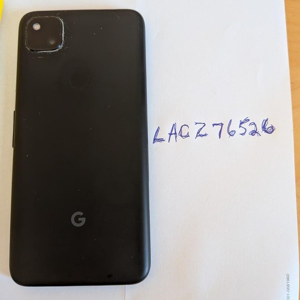 Google Pixel 4 - Unlocked, 128 GB, Black, 6 GB, G020I, Google Edition