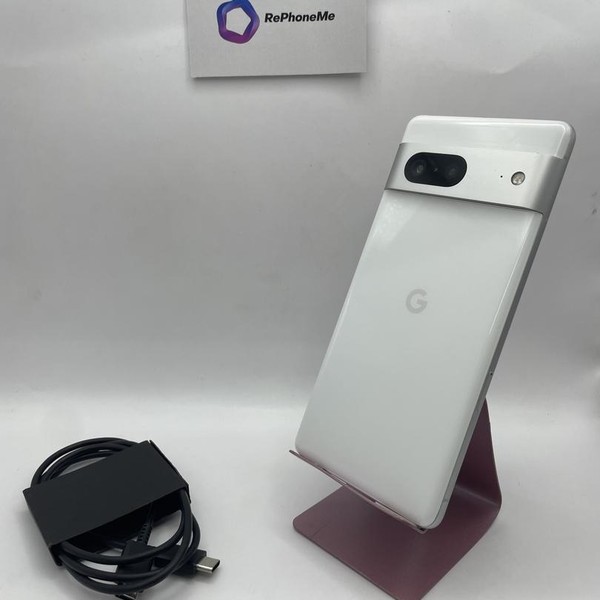 Google Pixel 7 - Unlocked, 128 GB, Snow, 8 GB, GVU6C, Sub-6 5G