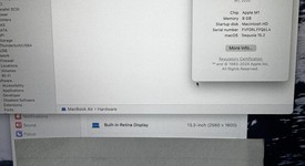 Good
													MacBook Air 2020 - 13" - Apple M1, Silver, 256 GB, 8 GB, photo 2 of 9