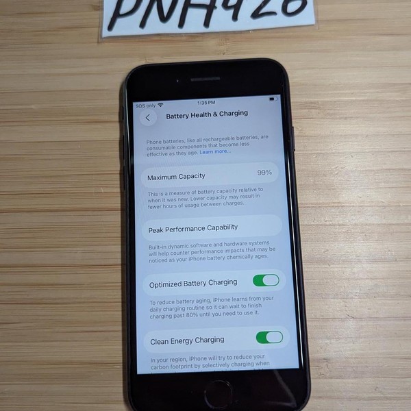 Apple iPhone SE 3rd Gen 2022 - Unlocked, 64 GB, Midnight, A2595