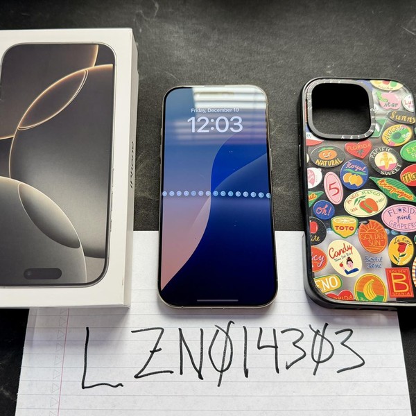 Apple iPhone 16 Pro - Unlocked, 128 GB, Natural, A3083