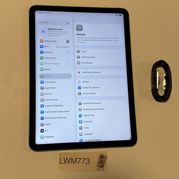 Apple iPad Air (4th Gen) - Unlocked, 64 GB, Gray, A2324
