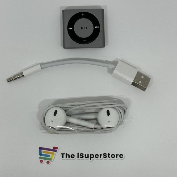 Apple iPod Shuffle 4th Gen - Black, 2 GB, A1373