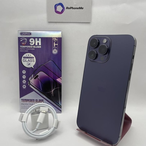 Apple iPhone 14 Pro Max - Unlocked, 256 GB, Purple, A2651