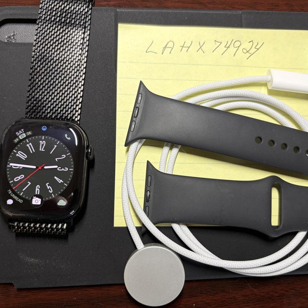 Apple Watch Series 11 46mm - Unlocked, Jet Black, A3337 - Cellular, Aluminum