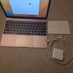 Mint Macbook Retina 2017 - 12 inch - 256 GB, Rose Gold, 8 GB, Intel Core m3