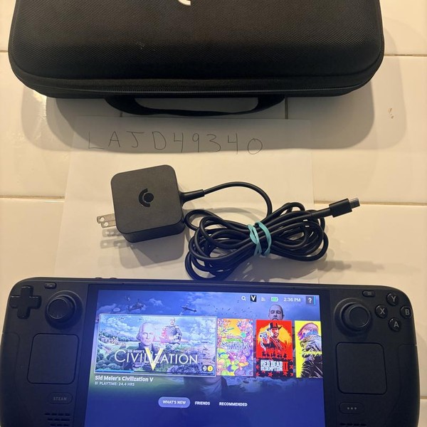 Steam Deck OLED - 512 GB, Black, 16 GB, AMD