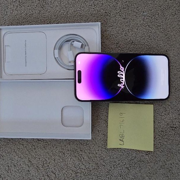 Apple iPhone 14 Pro Max - Unlocked, 256 GB, Purple, A2651