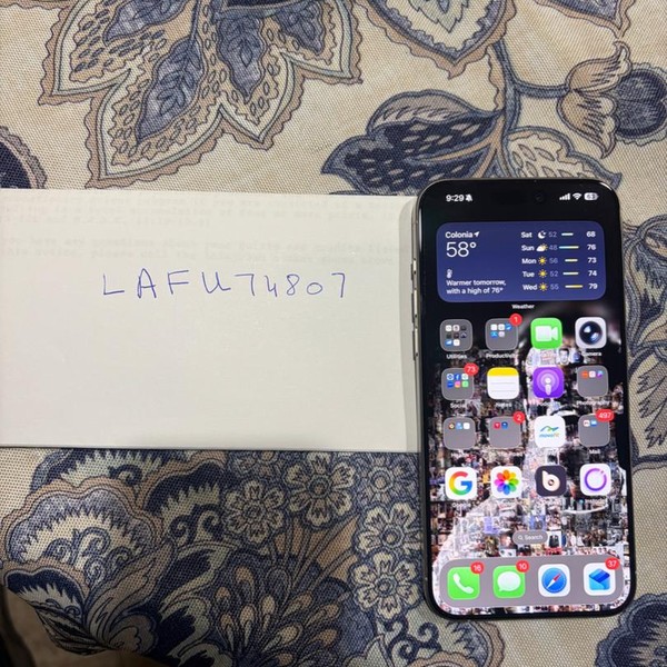 Apple iPhone 15 Pro Max - Unlocked, 256 GB, White, A2849