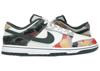 Nike Dunk Low SE Sail Multi-Camo for sale