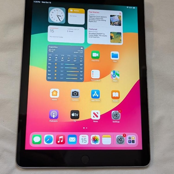 Apple iPad 6th Gen - Unlocked, 128 GB, Gray, A1954