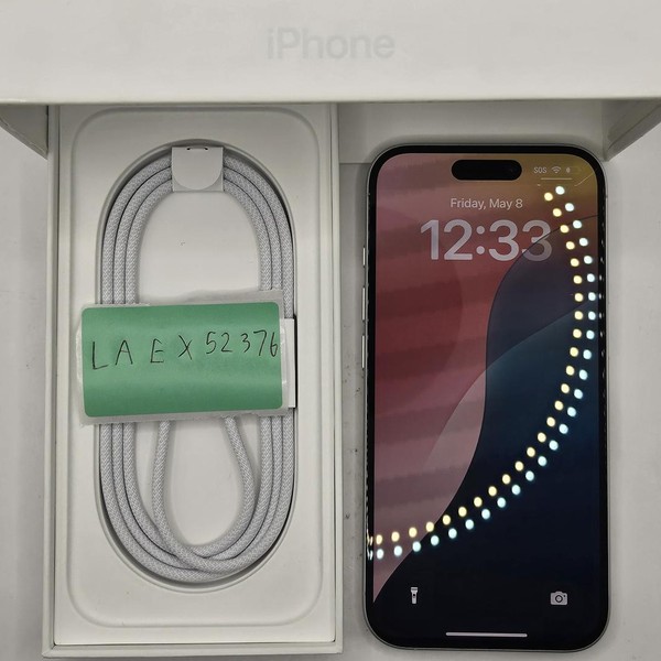 Apple iPhone 16 - Unlocked, 128 GB, White, A3081