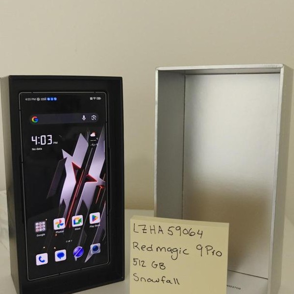 REDMAGIC 9 Pro - Unlocked, 512 GB, Snowfall, 16 GB