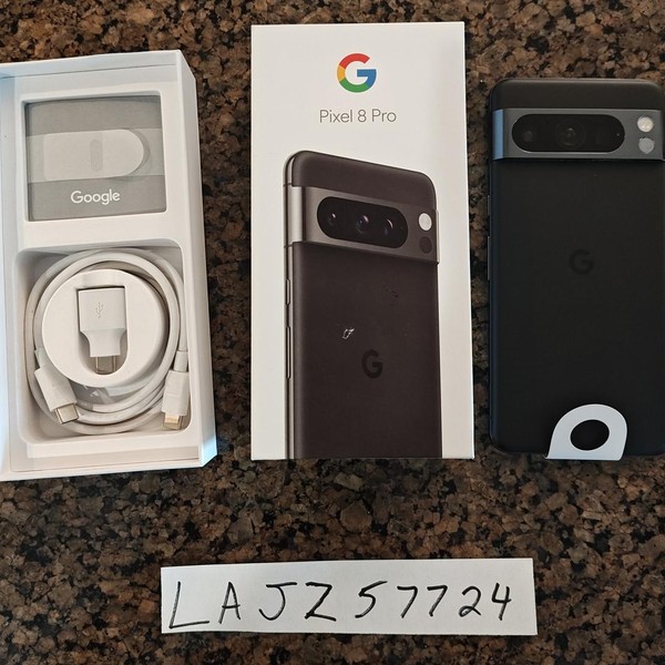 Google Pixel 8 Pro - Unlocked, 128 GB, Obsidian, 12 GB, G1MNW, mmWave 5G