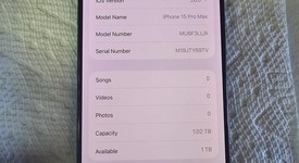 Good
													Apple iPhone 15 Pro Max - Unlocked, Black, 1 TB, A2849, photo 4 of 9