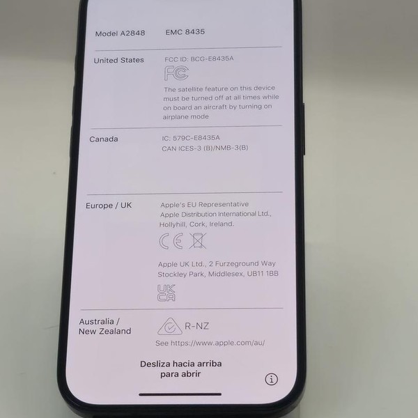 Apple iPhone 15 Pro - Verizon, 128 GB, Blue, A2848