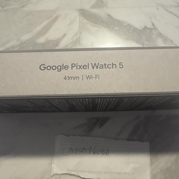 Google Pixel Watch 5 - Wi-Fi, Black, 41mm, Wi-Fi