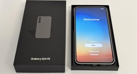 Good
													Samsung Galaxy S24 FE - Unlocked, Blue, 128 GB, SM-S721U1, photo 1 of 4