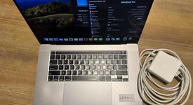 Good
													MacBook Pro 2019 - 16" - I9, Silver, 2 TB, 64 GB, photo 1 of 9