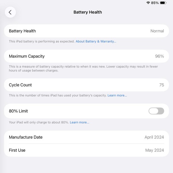 Apple iPad Pro 13 inch (M4) 2024 - Wi-Fi, 256 GB, Black, 8 GB, A2925, Standard Glass